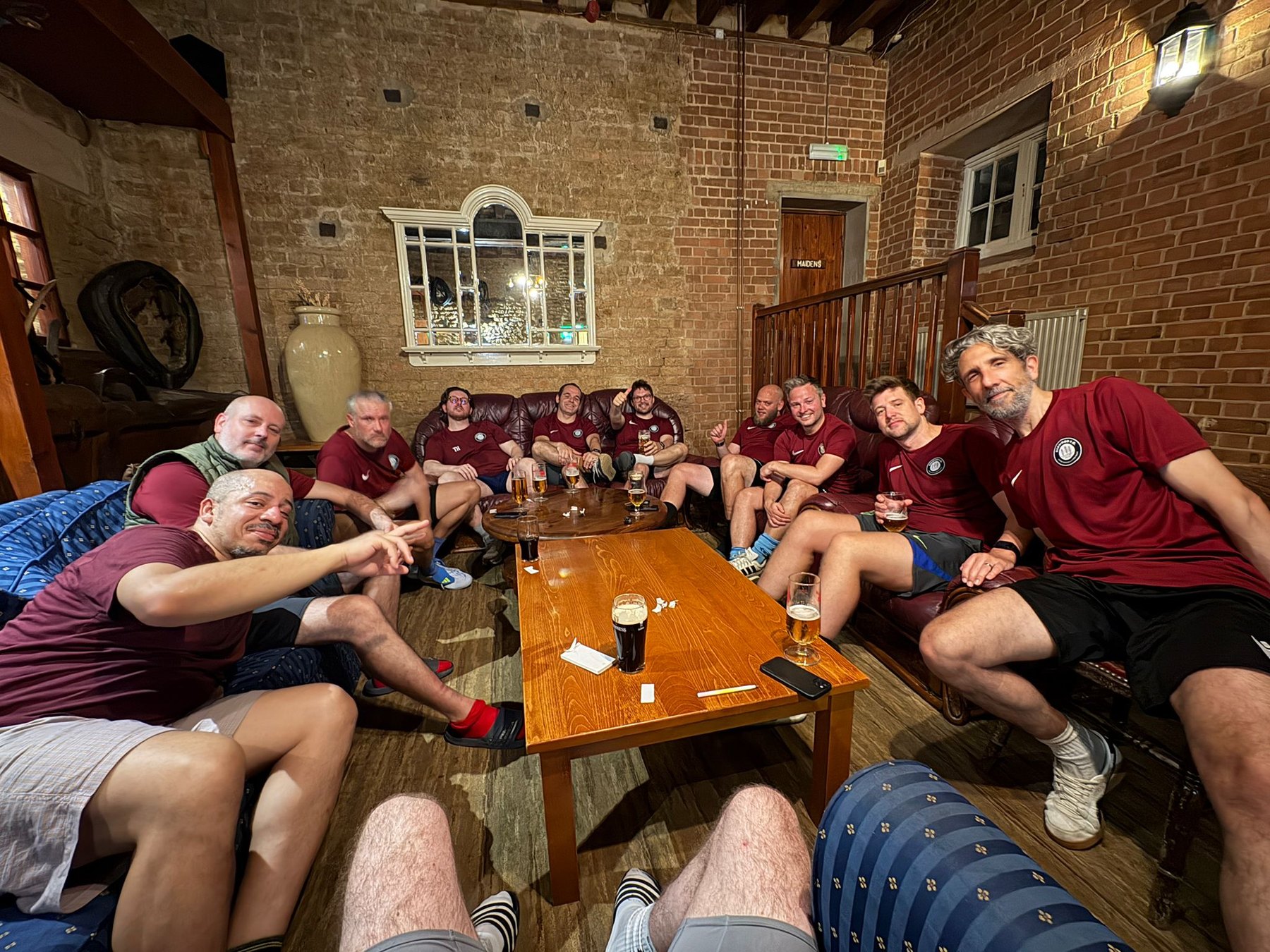 Redwood members gathered at a social evening